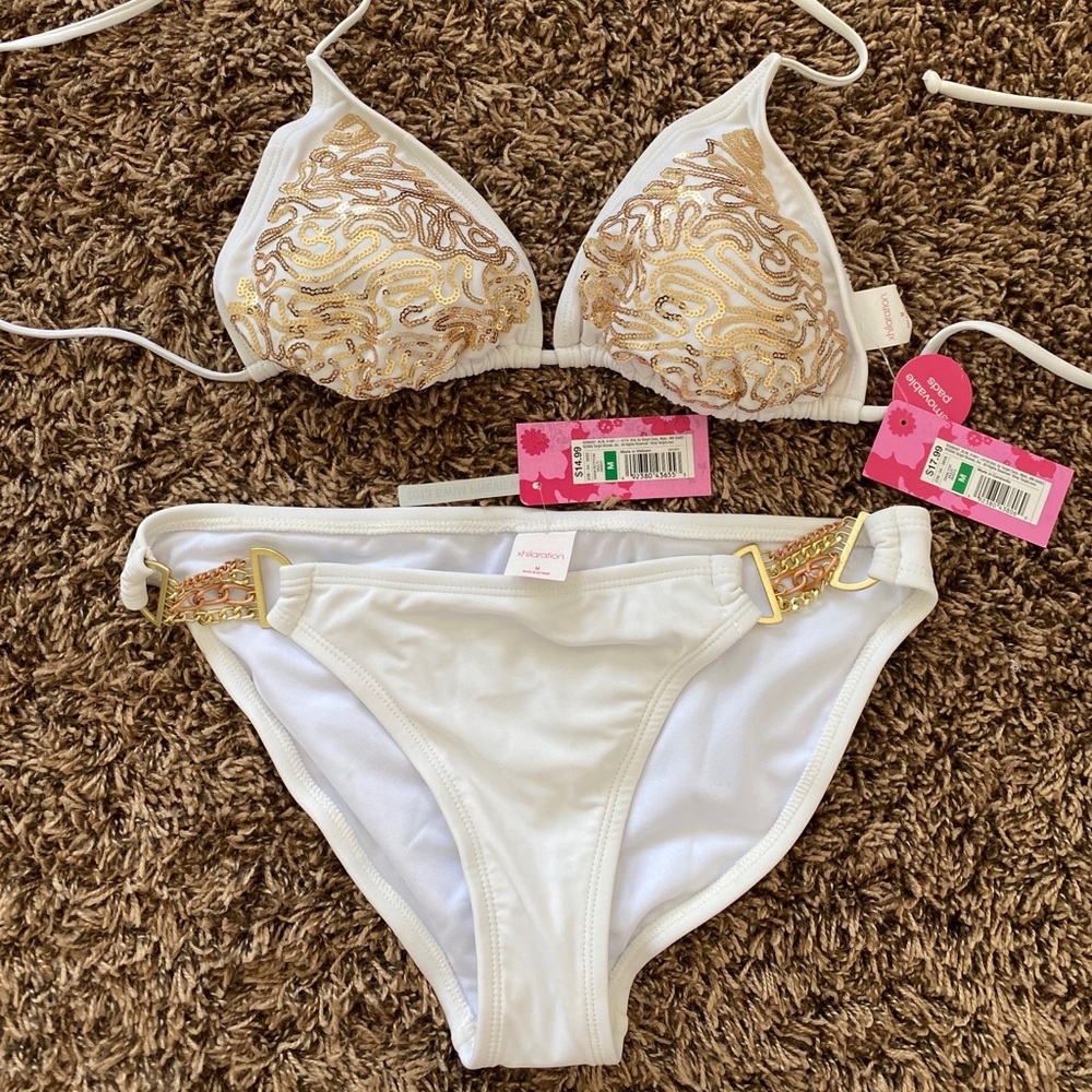 White bikini